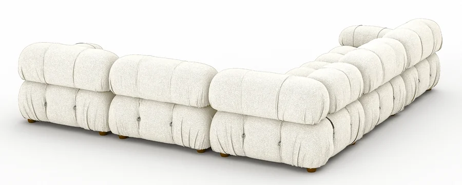 Soho 5 Seater Corner Sofa Linen Cream Cloud