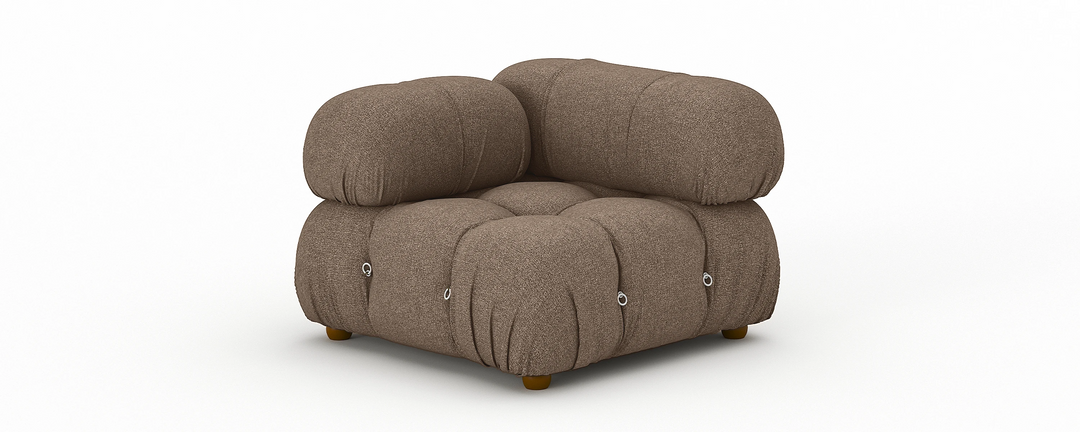 Soho Corner Piece Modular Linen Mocha Brown