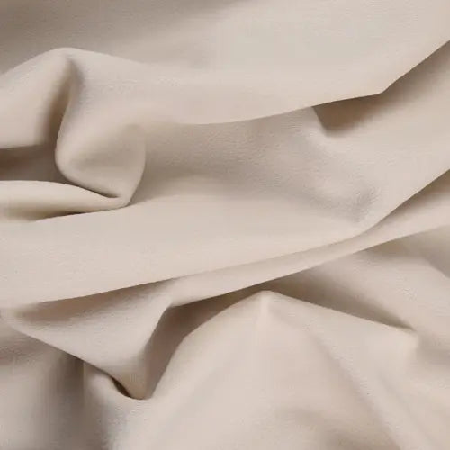 Hudson Ottoman Velvet Cream Vanilla